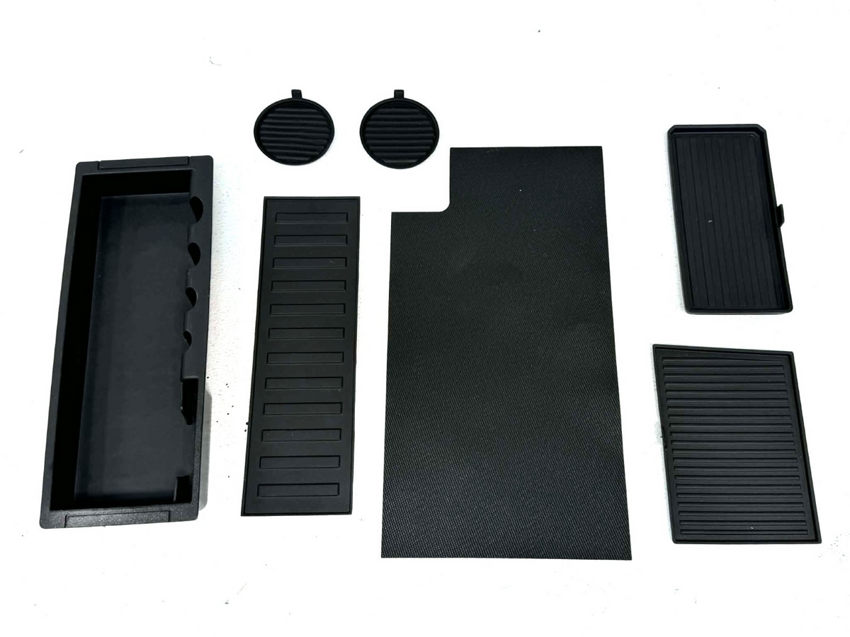 15-22 F150 Super Duty Center Console & Install Kit w/o Shifter Gray Leather XLT