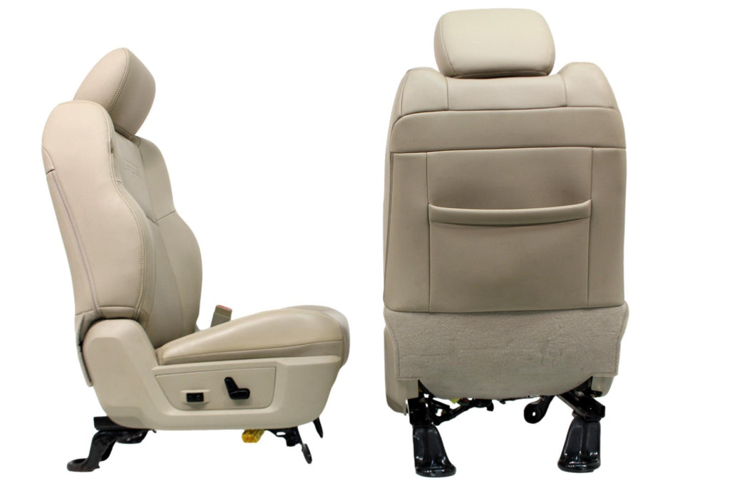2009 - 2018 Ram Seats, Laramie, Frost Beige Tan Leather w/ Heating & Ventilation
