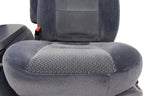 1999 - 2007 Ford Super Duty Front Bucket Seats, Denim Blue Cloth Fits 73+ Trucks