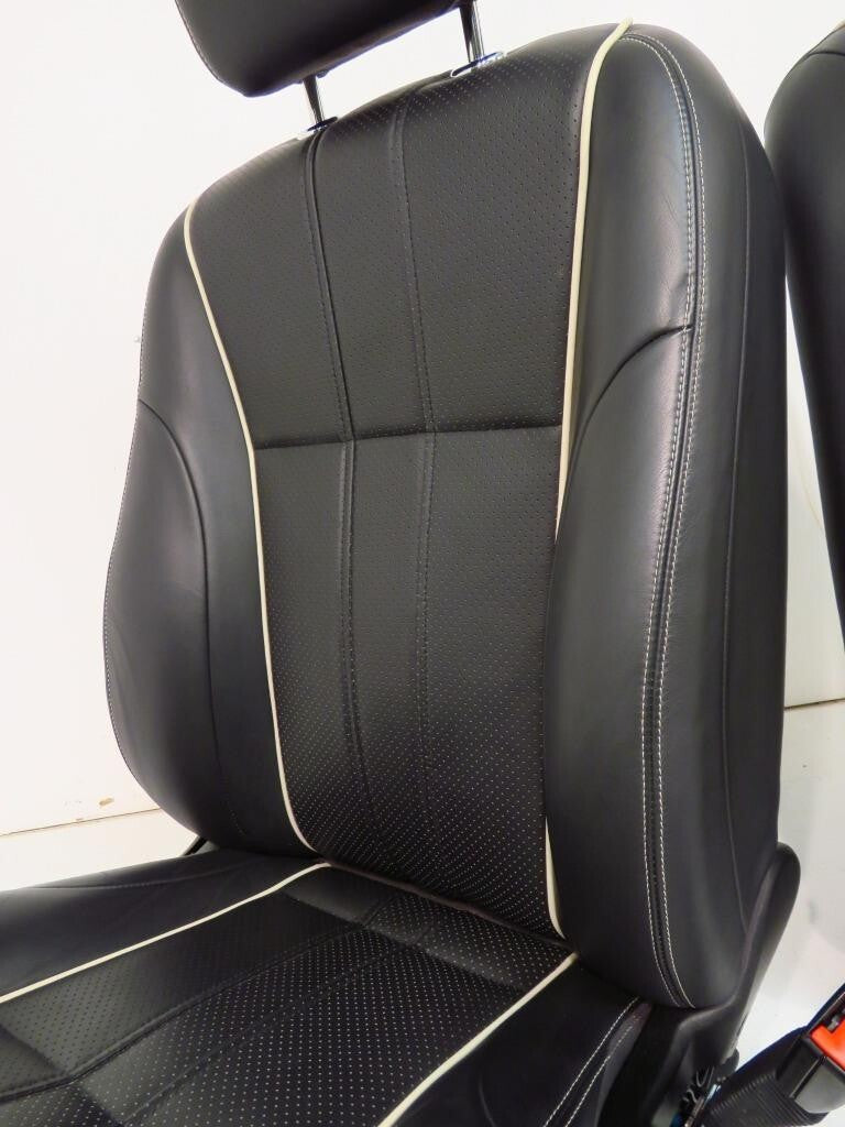 2010 - 2015 Jaguar XJ-L (X351) Black Leather Heated & Powered Front Seats