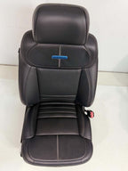 2021 - 2026 F-150 Super Duty Platinum Front Seats, Black Leather Gray Massaging