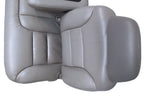 1995-2000 Tahoe Sierra Silverado Seats 60-40 Bench Gray Leather Power w/ Folding