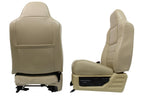 2008 - 2010 Ford Super Duty Front Seats, Lariat Tan Leather Heated Powered OEM