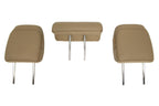 2014-2024 Toyota 4Runner Rear 2nd Row Seat Headrests Set Sand Beige Softex Vinyl