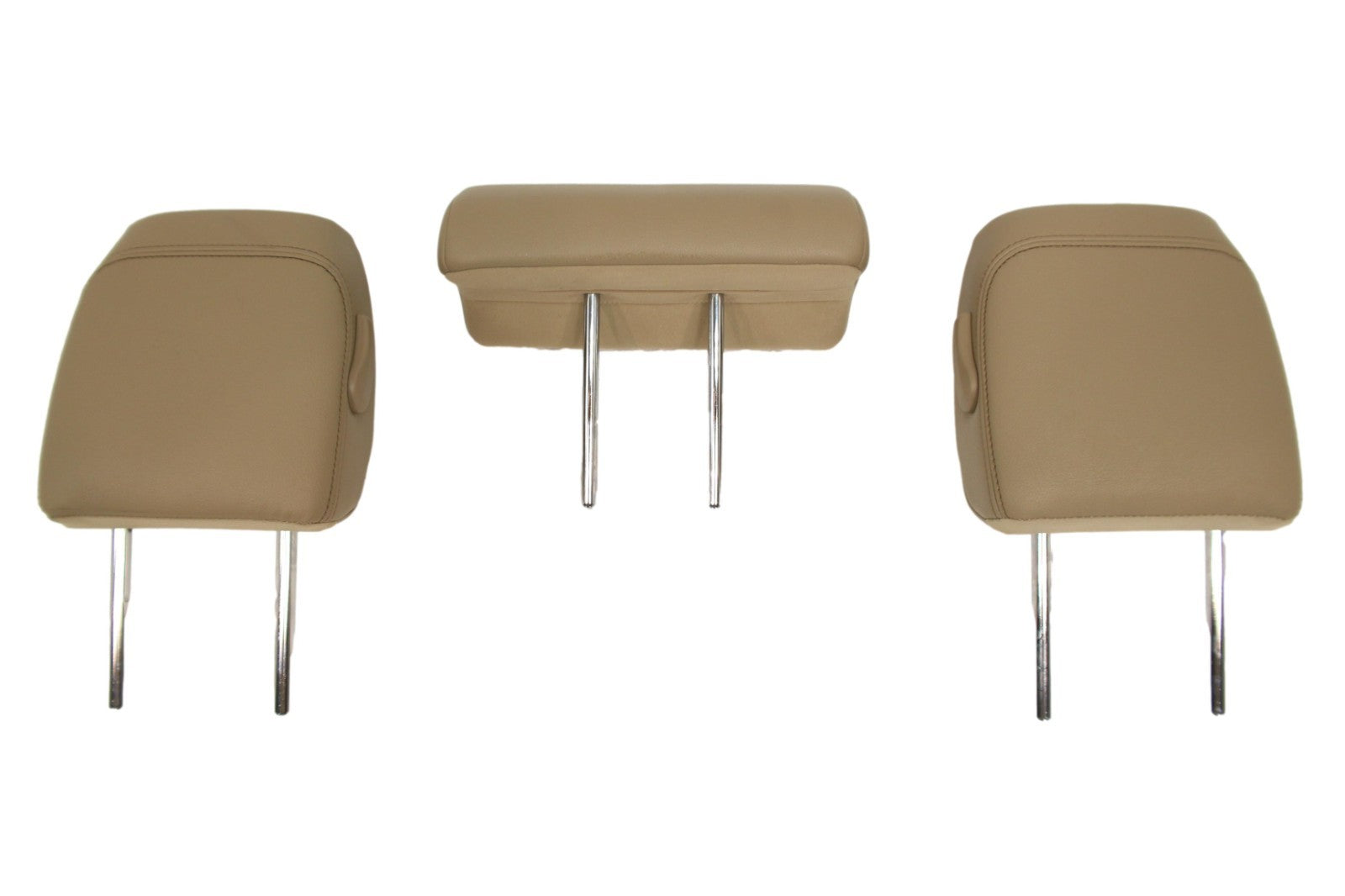 2014-2024 Toyota 4Runner Rear 2nd Row Seat Headrests Set Sand Beige Softex Vinyl
