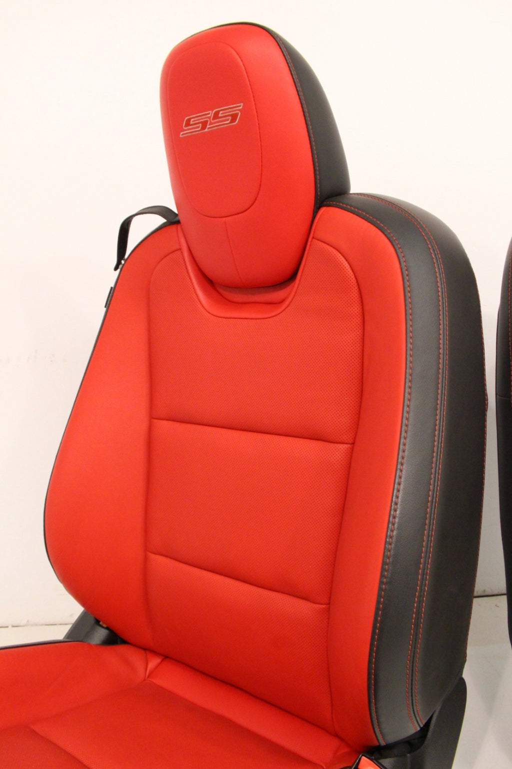 2010 - 2015 Chevrolet Camaro SS Front Seats, Inferno Orange Leather Heated 2SS