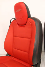 2010 - 2015 Chevrolet Camaro SS Front Seats, Inferno Orange Leather Heated 2SS
