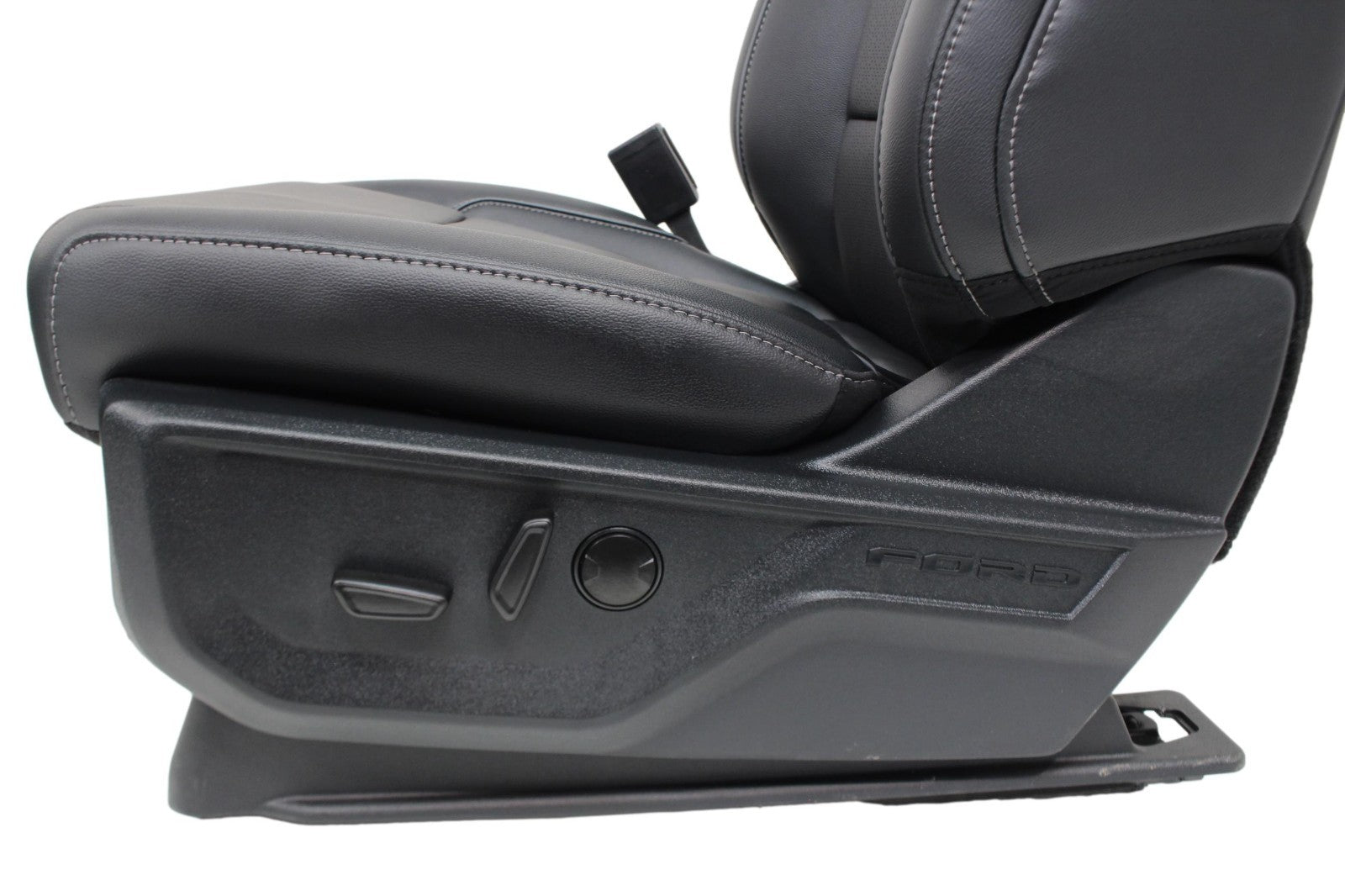 2021 - 2026 Ford F150 Super Duty Crew Cab Seats, Lariat Black Leather Heat Cool
