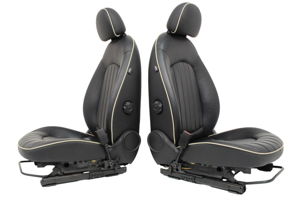 2011-2016 Mini Countryman R60 Seats, Lounge Leather Front Rear Bucket Set Black