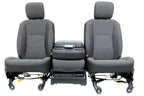 2019 - 2024 Ram HD Front Bench Seat, Diesel Gray Cloth Manual w Center Jump Seat