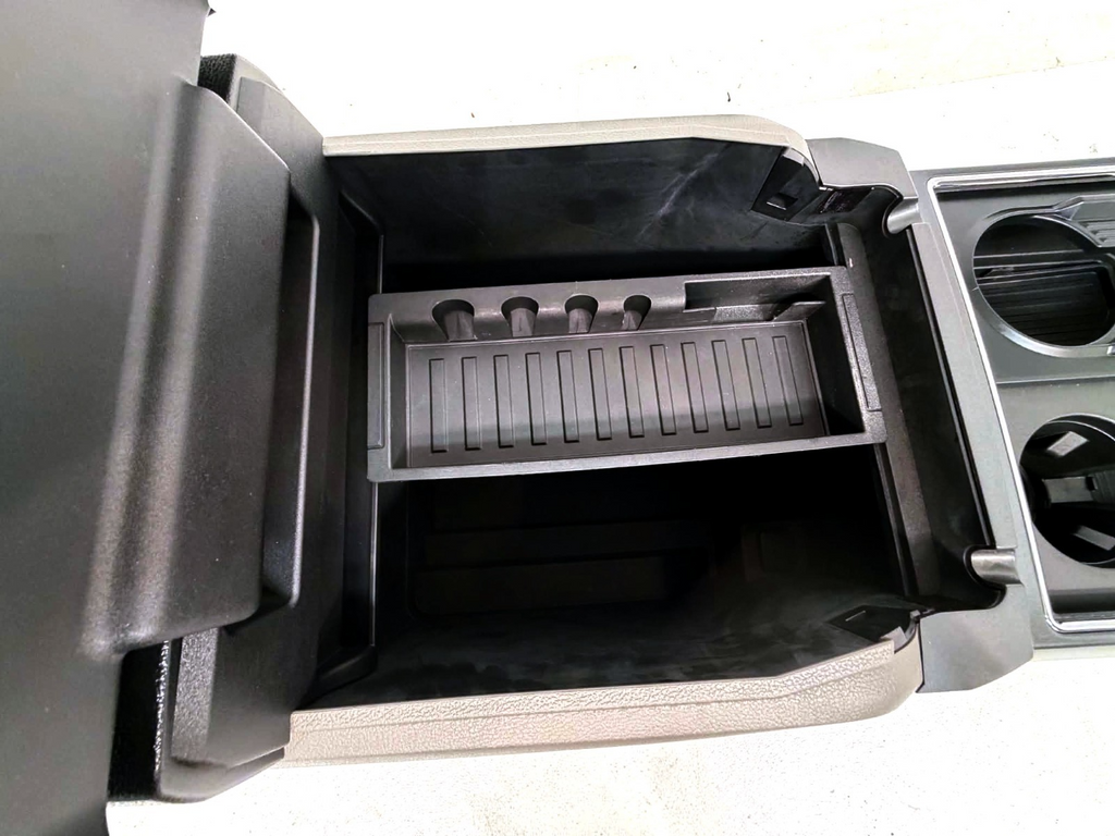 15-22 F150 Super Duty Center Console & Install Kit w/o Shifter Gray Leather XLT