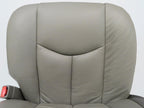 1999-2007 Sierra Silverado Seats, Pewter Gray Leather Power Driver w/o Armrests
