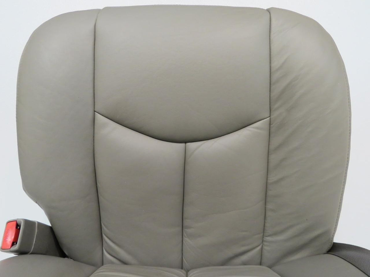 1999-2007 Sierra Silverado Seats, Pewter Gray Leather Power Driver w/o Armrests