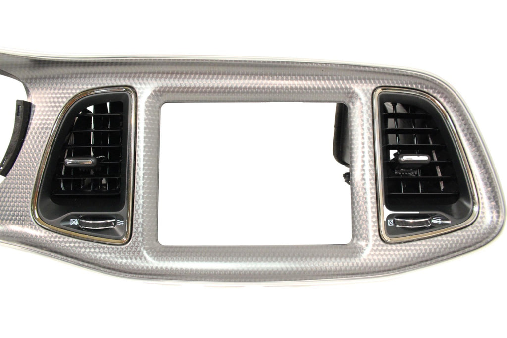 2015-2023 OEM Challenger SRT Hellcat Dash Console Trim Bezel Set - Dark Engine