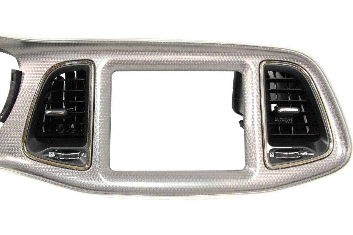 2015-2023 OEM Challenger SRT Hellcat Dash Console Trim Bezel Set - Dark Engine