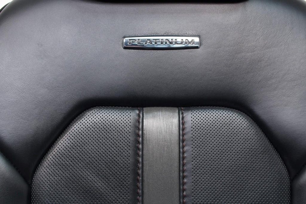 2015 - 2022 Ford F150 Super Duty Platinum Front Seats, Black Leather Heat & Cool