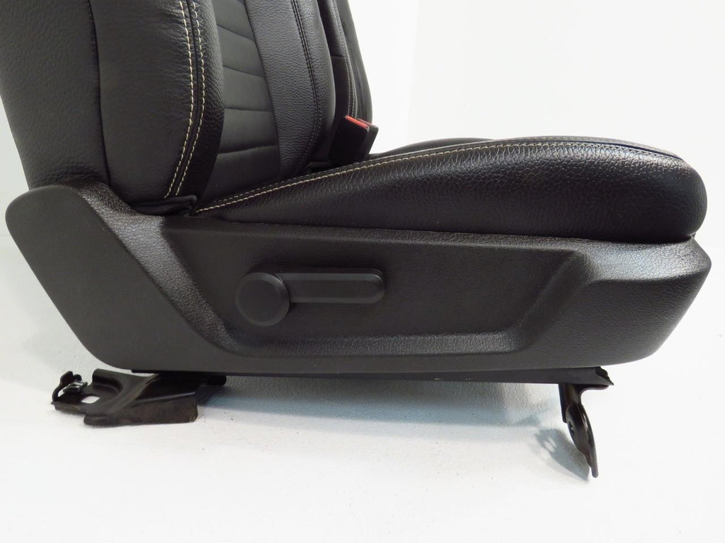 2005 - 2014 Ford Mustang Front Seats, GT Black Leather w/ Power Driver OEM