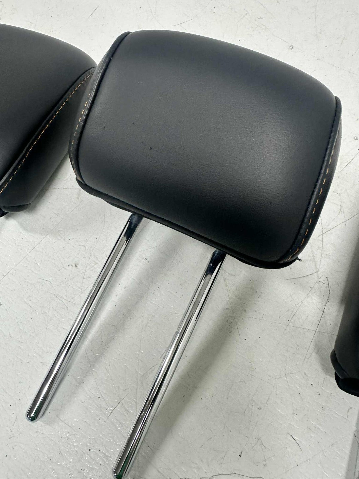 2021 - 2025 Ford F150 & Super Duty Tremor Rear Seat Headrest Set w Orange Stitch