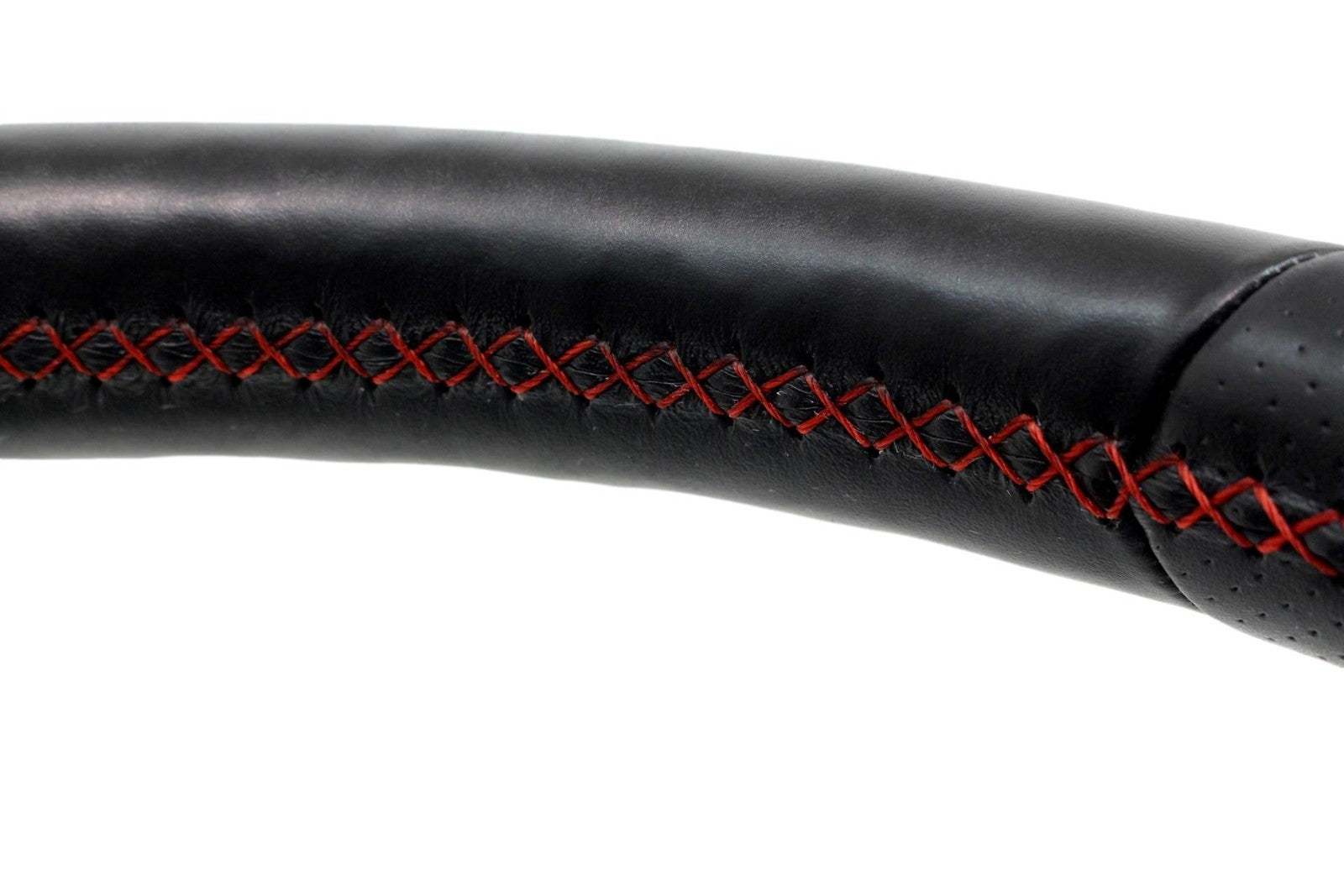 2019 - 2025 Ram 1500 Rebel Heated Leather Steering Wheel Red Stitch OEM 6GE062X7