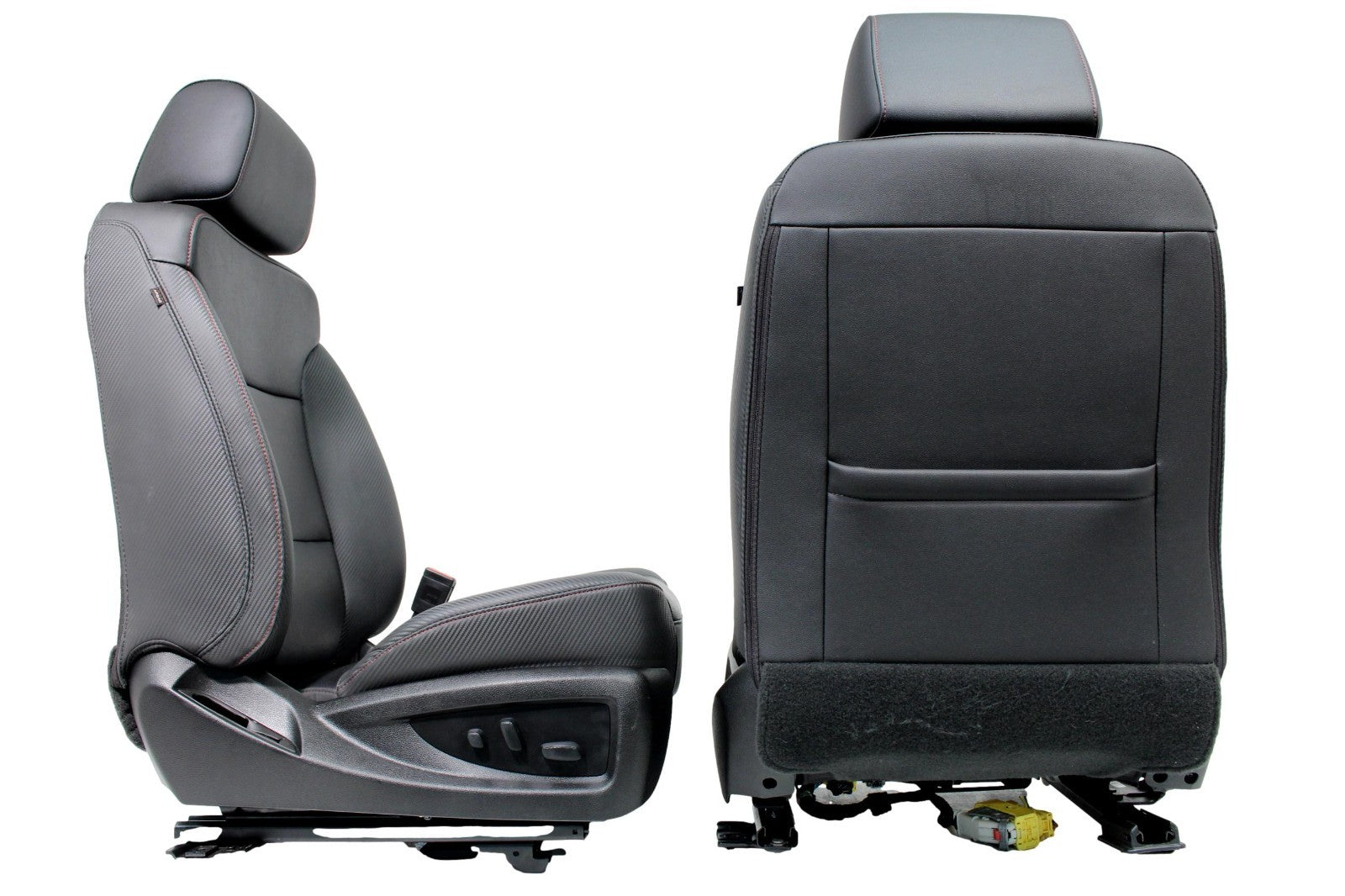 2014 - 2018 Silverado Sierra Front Seats, SLT All Terrain Leather w Carbon Fiber
