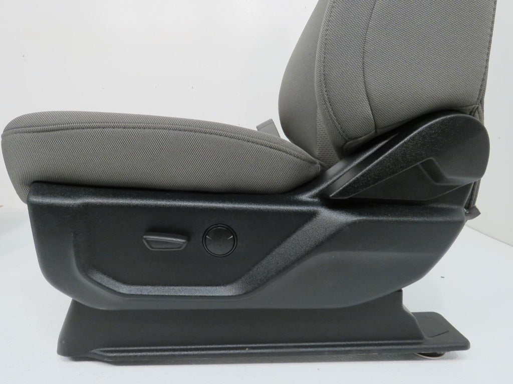 2015 - 2022 Ford F-150 Super Duty Front Seats, XLT Gray Cloth w/ Power Driver
