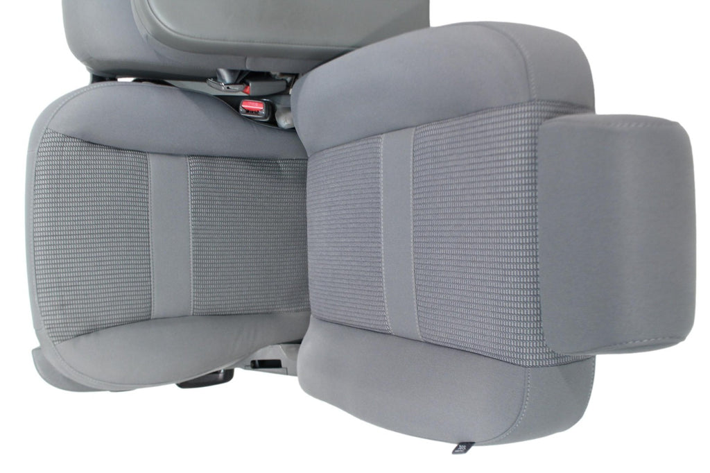 2002 - 2009 Dodge Ram Split Bench Seat, Slate Gray Cloth w/ Power Driver, Lumbar