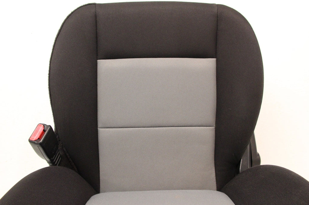 1998 - 2009 Ford Ranger Front Seats, Black Gray Cloth Bucket, Extended Cab