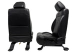 2007-2018 Jeep JK JKU 4-Door Wrangler Unlimited Seats Set, Black Leather Heat