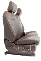 2015-2022 Ford F150 Super Duty Seats Set, King Ranch Java Brown Leather Crew Cab