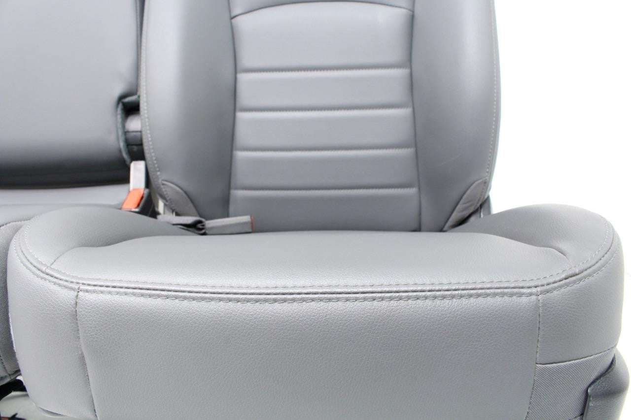 2009 - 2018 Dodge Ram Front Seats, Gray Vinyl Manual Bench w/ Center Fits 2002+