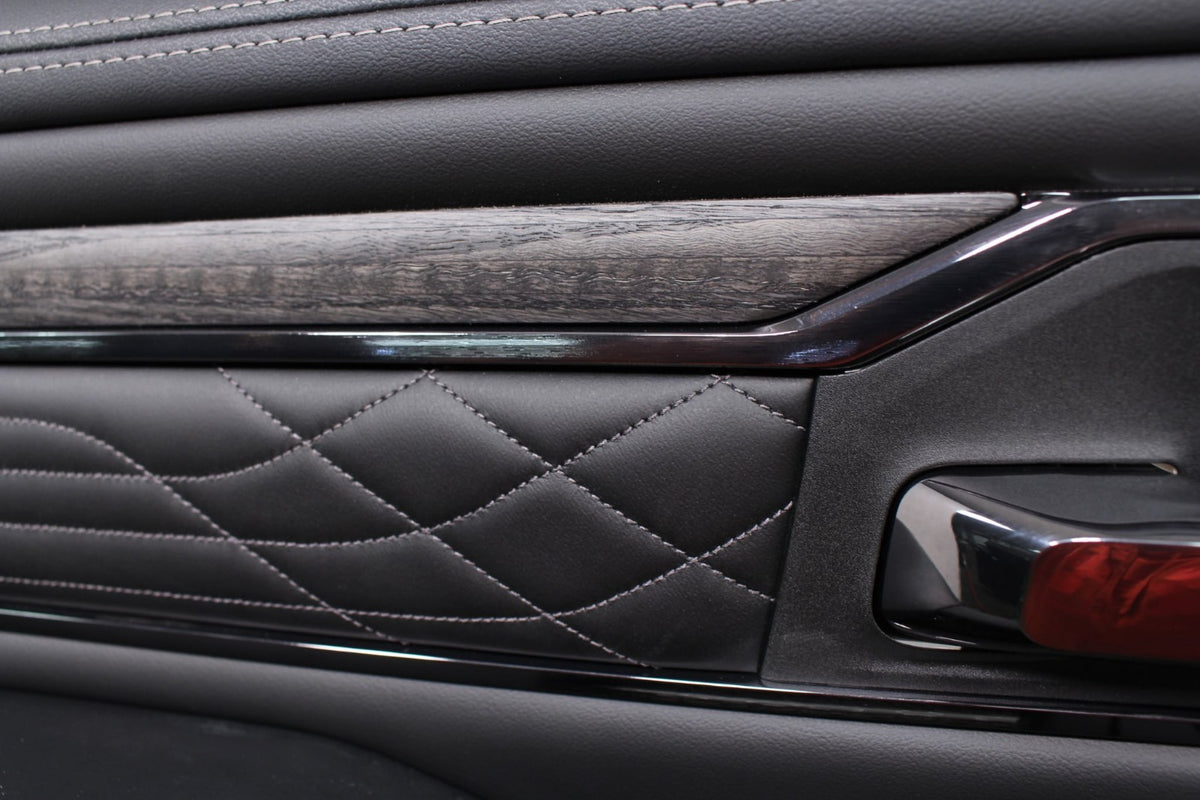 2019-2026 Ram 1500 Door Panels, Crew Cab Limited Black Quilted Leather, 0 MILES