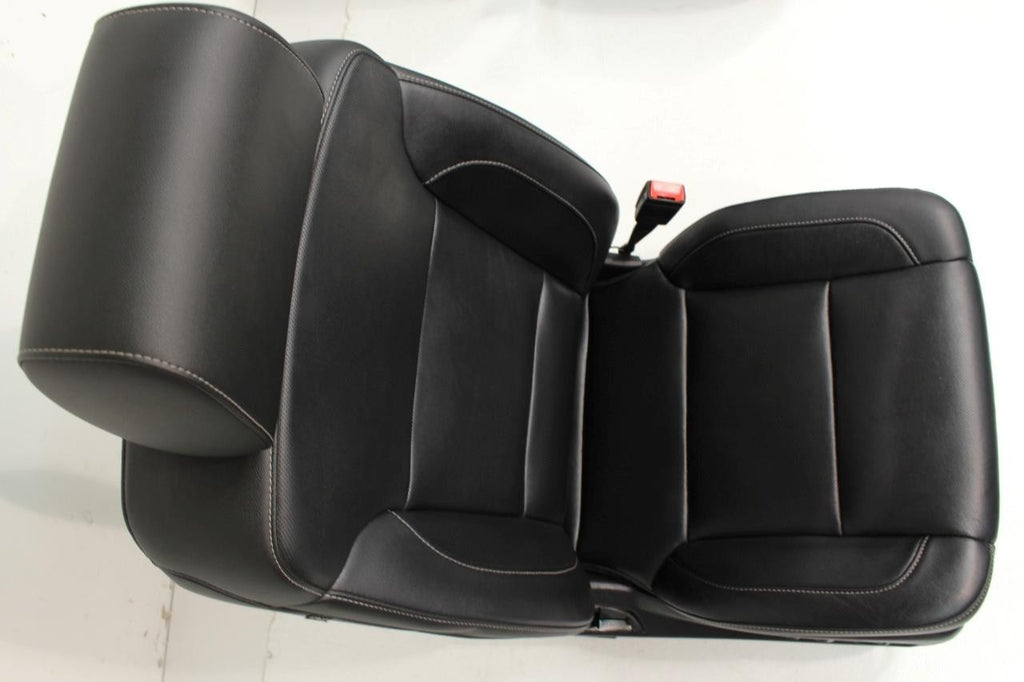 2014 - 2019 GM Sierra Silverado LTZ Front Seats, Black Leather, Heated Cooled