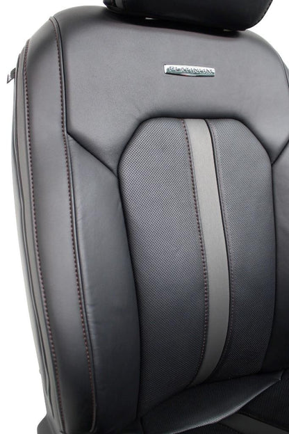 15-22 Ford F150 F250 Platinum Heated Cooled Massage Leather Seat Console Set