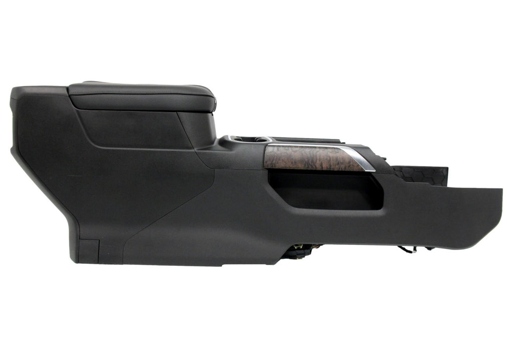 2019 - 2023 Chevy Silverado GMC Sierra Denali Center Console, Black w/ Ash Wood