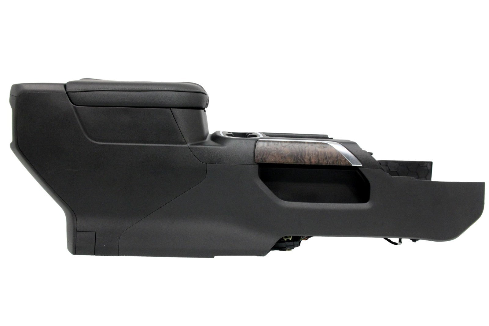 2019 - 2023 Chevy Silverado GMC Sierra Denali Center Console, Black w/ Ash Wood