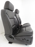 2014 - 2019 GM Sierra Silverado LTZ Seats, Front Rear Black Leather, Heat & Cool