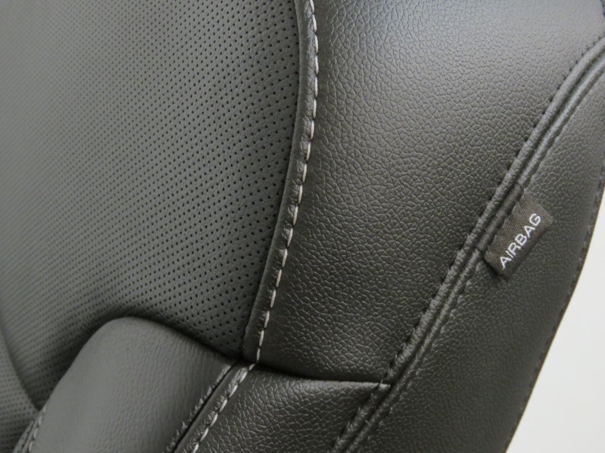 2014-2019 Sierra Chevy Silverado Front Seats, LTZ Black Leather, Heated Cooled