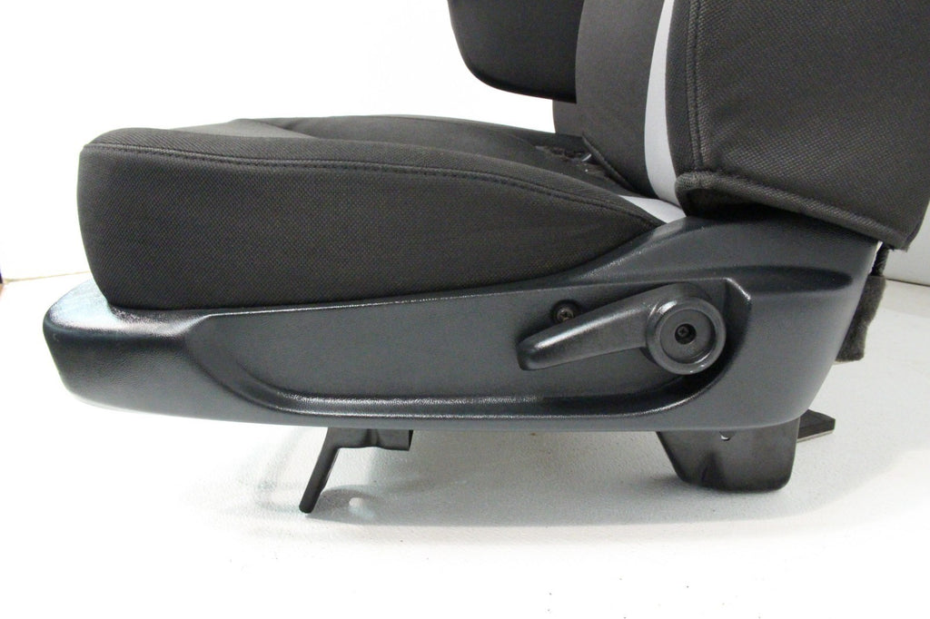 1998 - 2011 Ford Ranger Seats, 60-40 Split Bench, Black Gray Cloth, Extended Cab