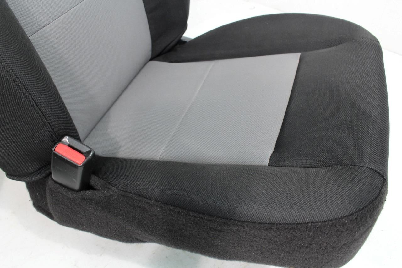 Ford Ranger Extended Cab Front BUCKET Black Grey Cloth Seats 1998 - 2011