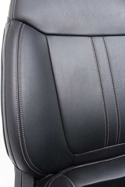 98-10 Ford Ranger FX4 Crew Cab Leather Seats Front Rear Bench Set Blackc