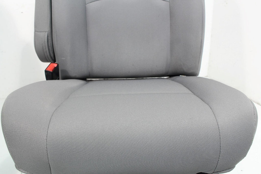Ford Econoline Front Bucket Seats, Gray Cloth w/ Folding Armrests, Fits 1997+