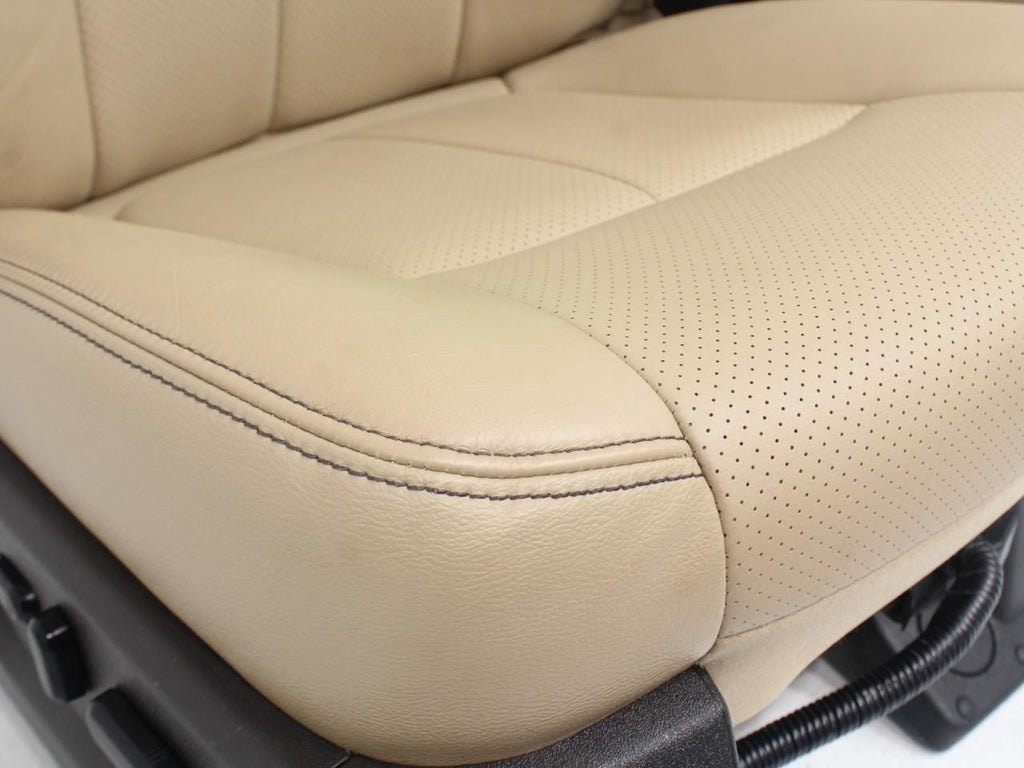 2011 - 2016 Ford Super Duty Seats, Lariat Adobe Tan Leather, Heat Cool, Front