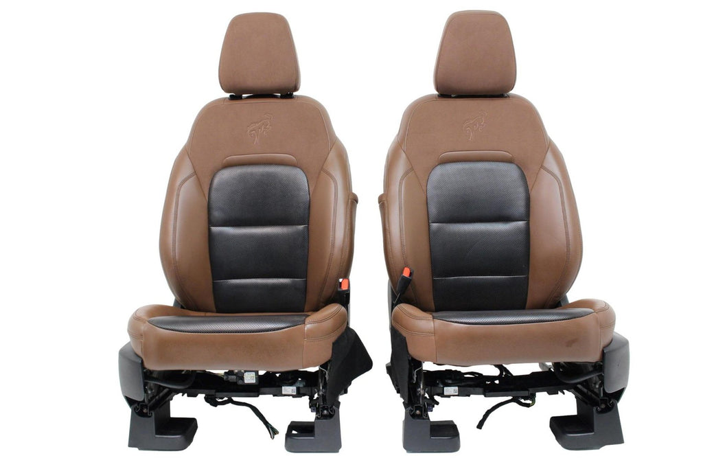 22-25 Ford Bronco Sport Badlands Seats Heated Leather Ebony Brown Project Truck