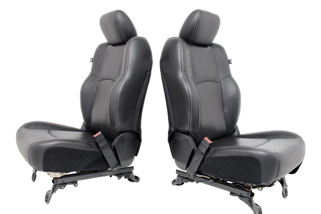 2009 - 2018 Ram Front Seats, Laramie Black Leather w/ Heating & Ventilation OEM