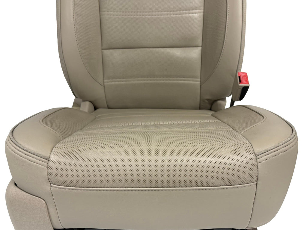 2015 - 2016 GMC Yukon Denali Front Seats, Shale Leather Heated Cooled, Fits OBS