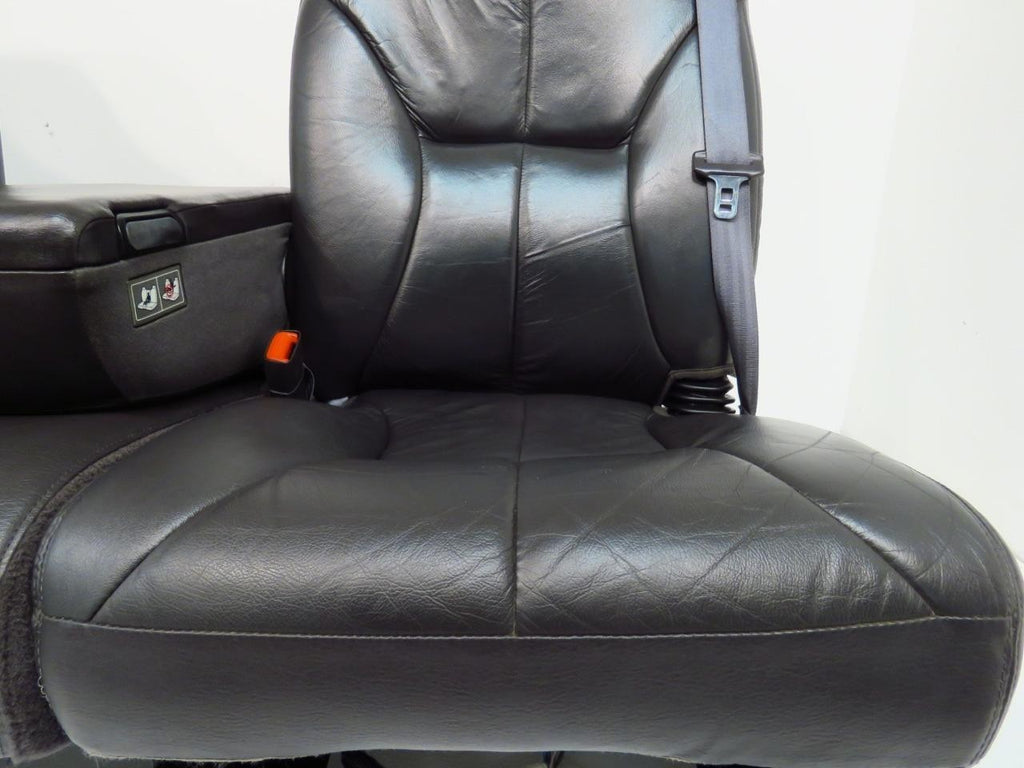 1998 – 2002 Dodge Ram Quad Cab Leather Seat Set, Heated Integrated Belts OEM