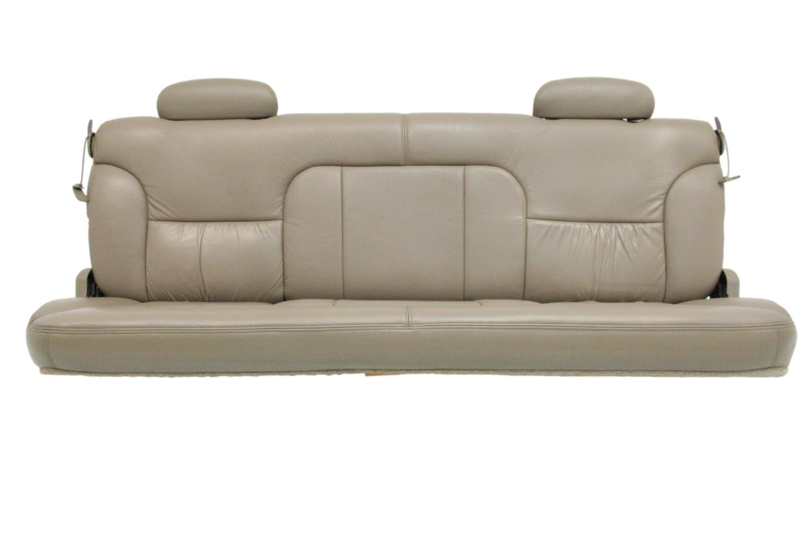 1995-2000 GMC Sierra Chevy Silverado Seats Set, Neutral Tan Leather Extended Cab