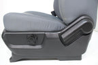 2011 - 2016 Ford Super Duty Front Seats, XL Gray Cloth Manual Fits 99+ F250 F350