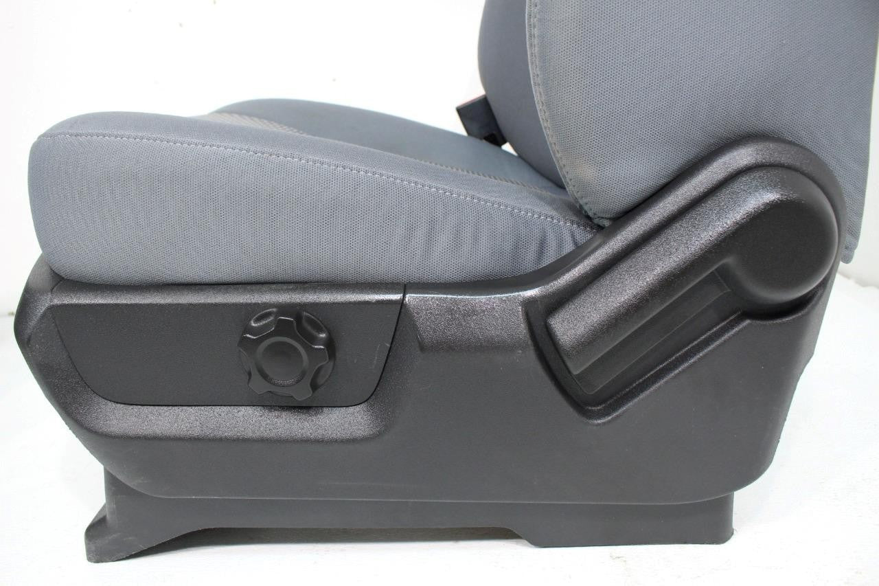 2011 - 2016 Ford Super Duty Front Seats, XL Gray Cloth Manual Fits 99+ F250 F350