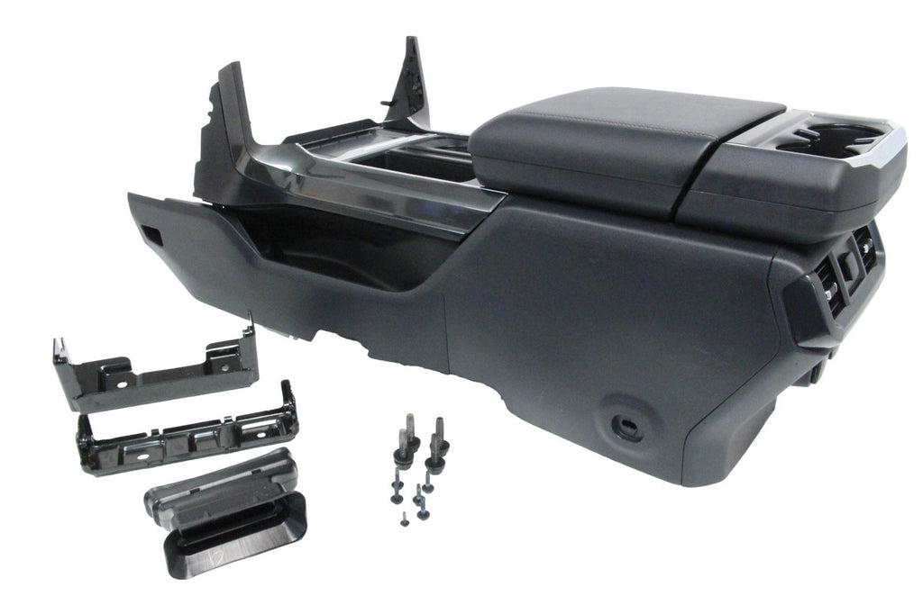 2021 - 2025 Ford F150 Center Console, Black W/o Shifter for XL XLT STX